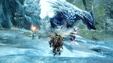 A monster-hunting insert from the 'Sunbreak' game