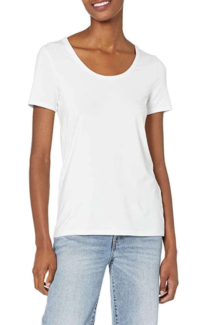 Daily Ritual Jersey Short-Sleeve Scoopneck T-Shirt