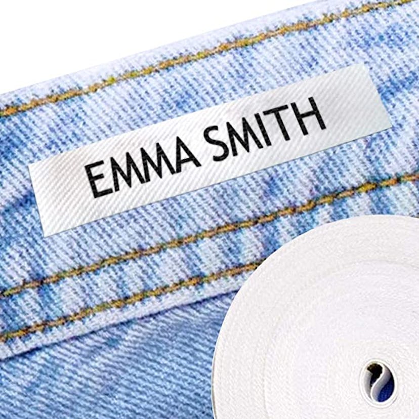 Haberdashery Personalized Iron-on Fabric Labels, 100 count