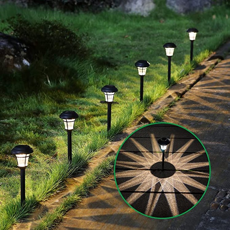 MAGGIFT Solar Pathway Lights (12-Pack)