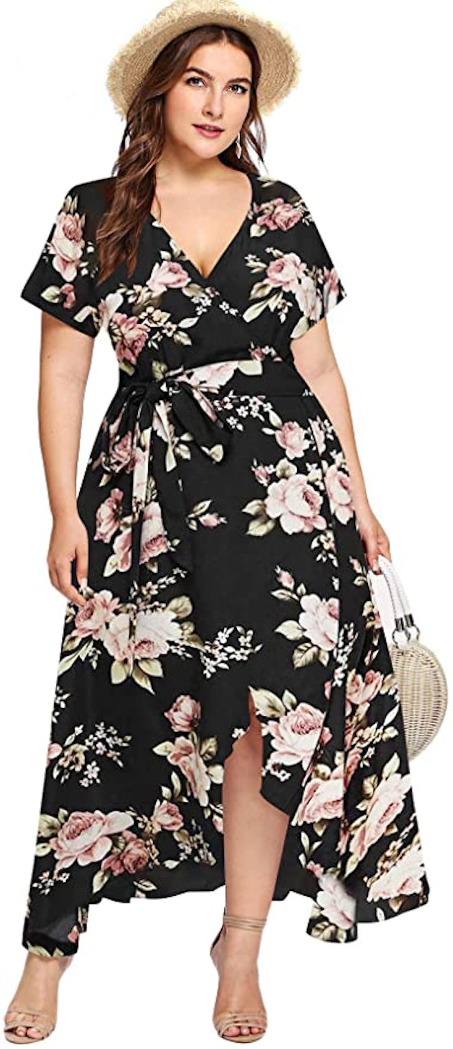 Milumia High-Low Empire Waist Maxi Dress