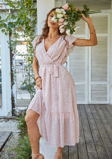 PRETTYGARDEN Floral Dress