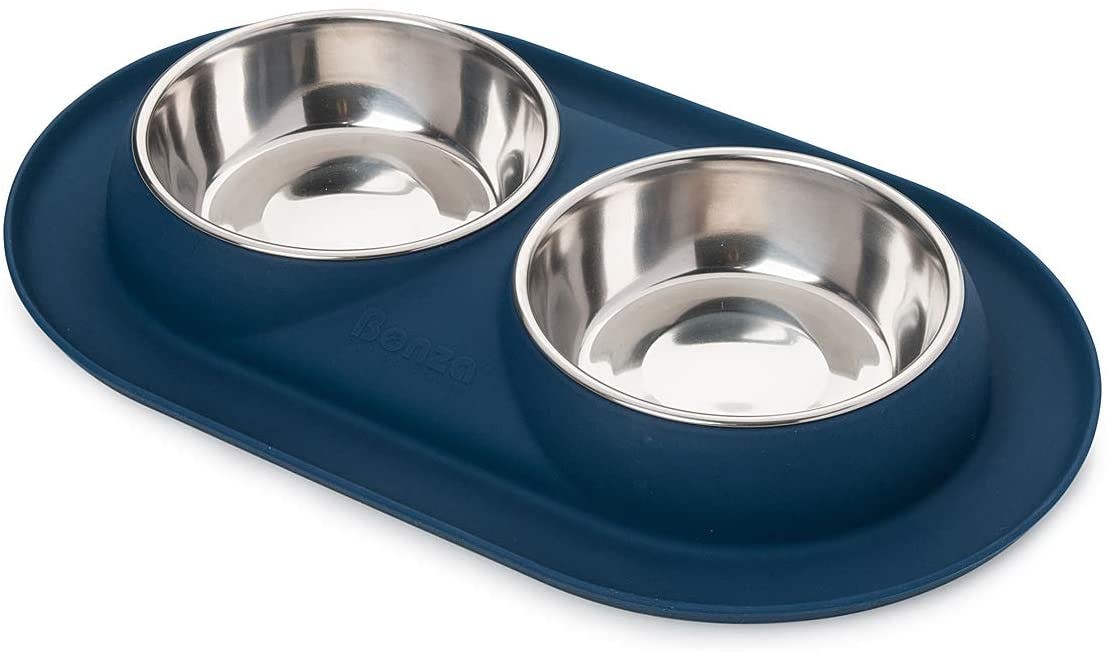 Bonza Double Pet Food Bowls