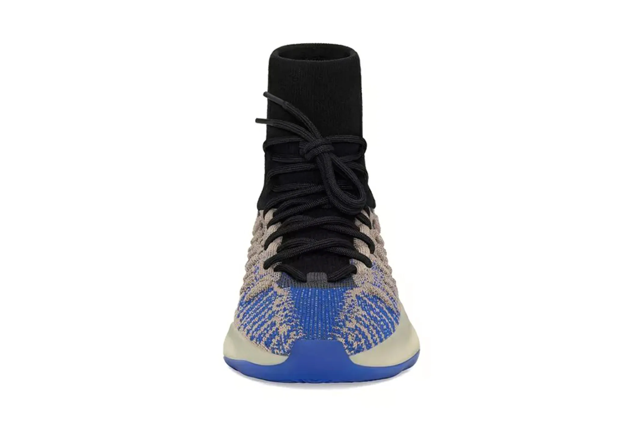 Kanye and Adidas Yeezy's knit basketball sneakers are back in blue