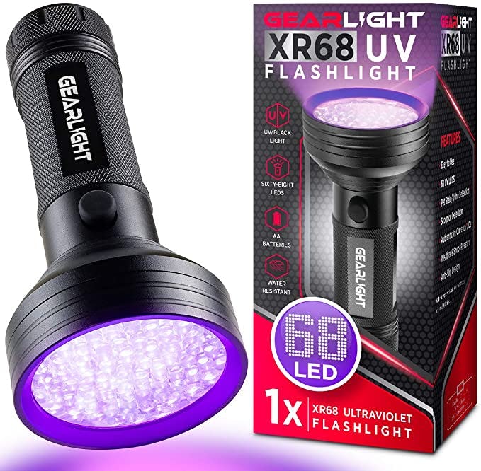 GearLight UV Black Light Flashlight