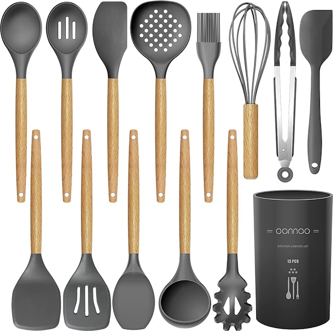 oannao  Silicone Cooking Utensils Set (14-Piece)