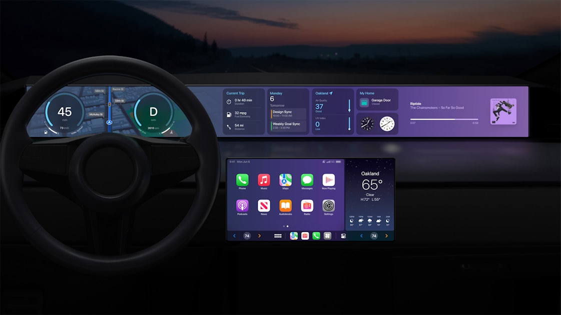 CarPlay de próxima generación no es un automóvil de Apple, pero podría parecerse a uno