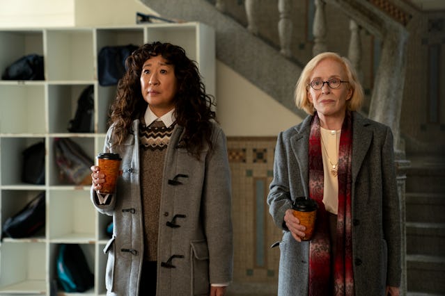 Sandra Oh stars as Ji-Yoon and Holland Taylor stars as Joan in the first season of Netflix's 'The Ch...