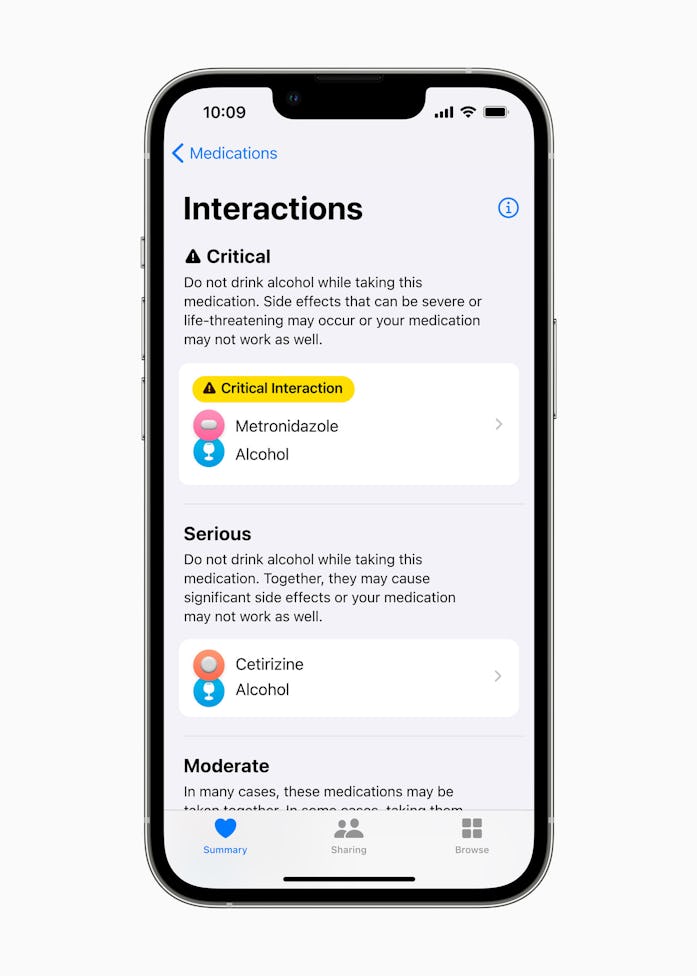 Apple watchOS 9's Medications app