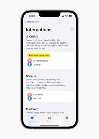 Apple watchOS 9's Medications app