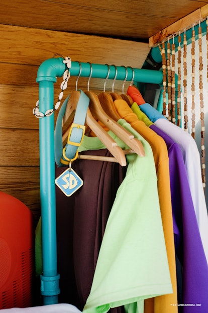 Scooby-Doo's Mystery Machine on Airbnb has a wardrobe of costumes from the movie. 