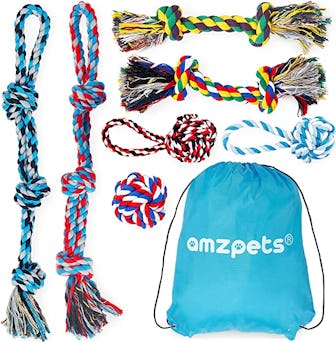 AMZpets Durable Rope Toy Set (7-Piece Set)