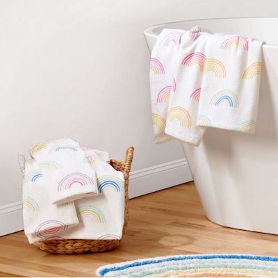Rainbow Toss Organic Cotton 6 Piece Towel Set