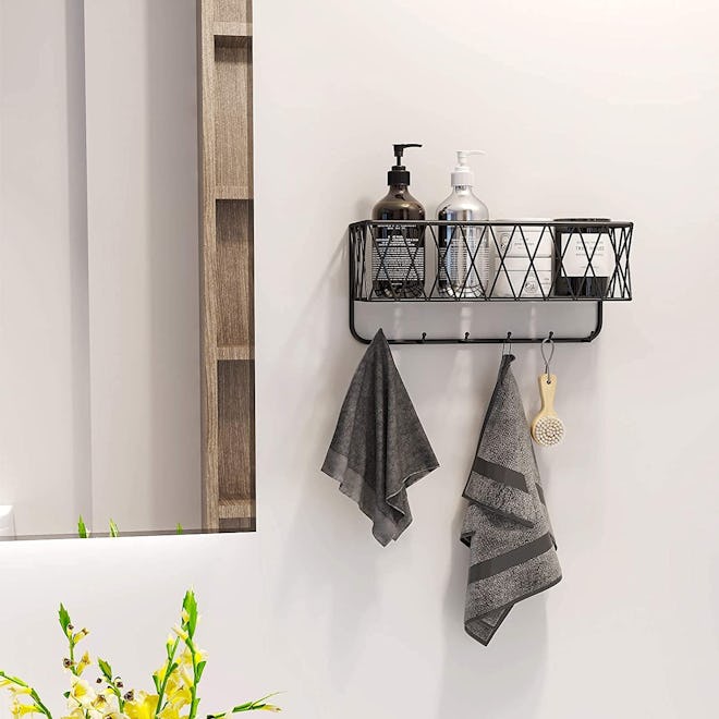 OROPY Entryway Mail Holder With Key Hooks