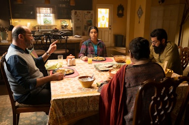 Mohan Kapur as Yusuf, Iman Vellani as Kamala Khan, Saagar Shaikh as Aamir, and Nimra Bucha as Najma ...