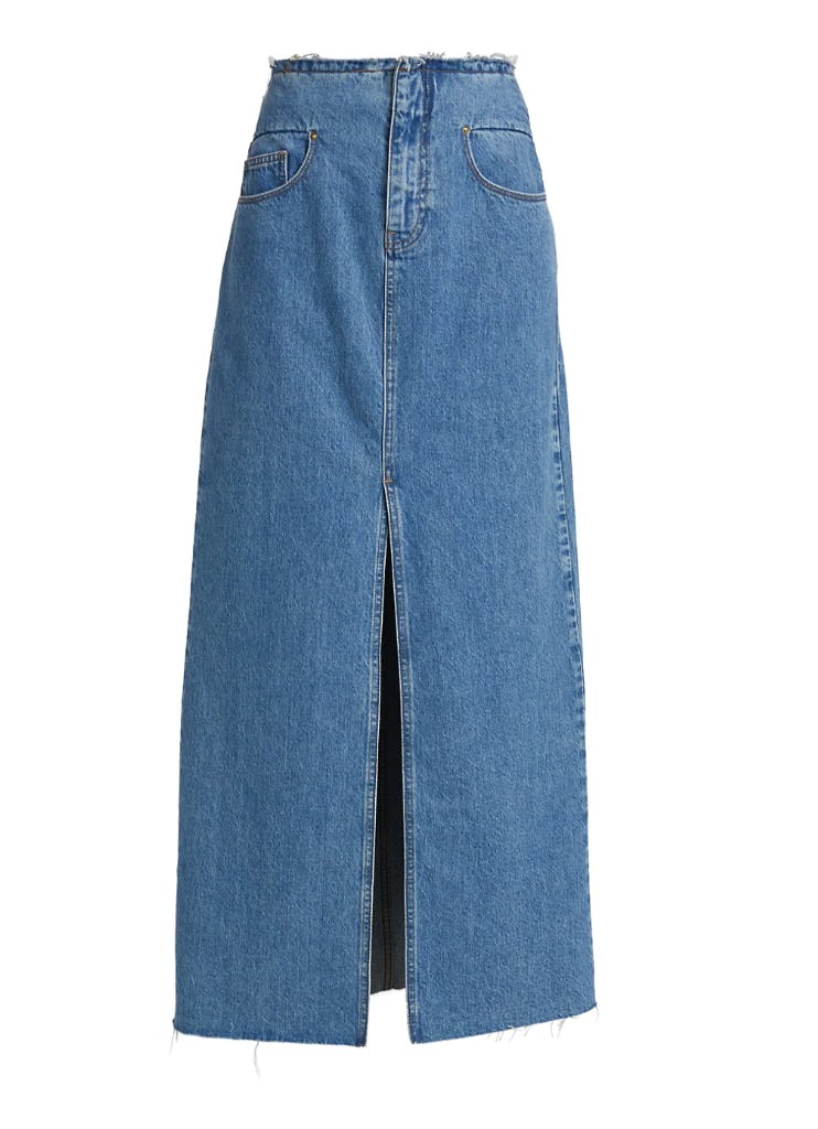 Denim Maxi Skirt
