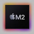 Picture of an M2 chip from Apple.