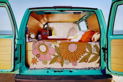 Scooby-Doo's Mystery Machine on Airbnb lets you sleep in the van from the movie. 