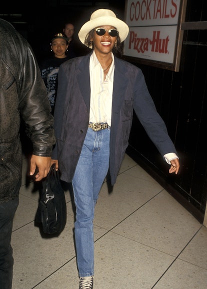 Whitney Houston at LAX in 1994