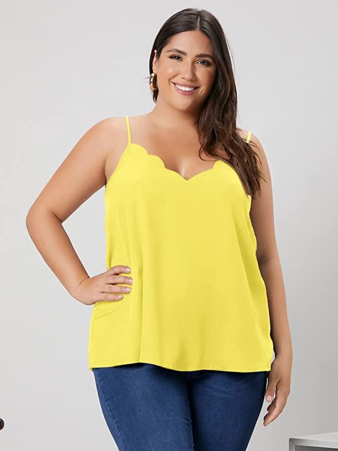 Romwe Spaghetti Strap Tank Top