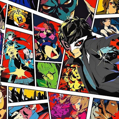 Persona 5 comic book panel