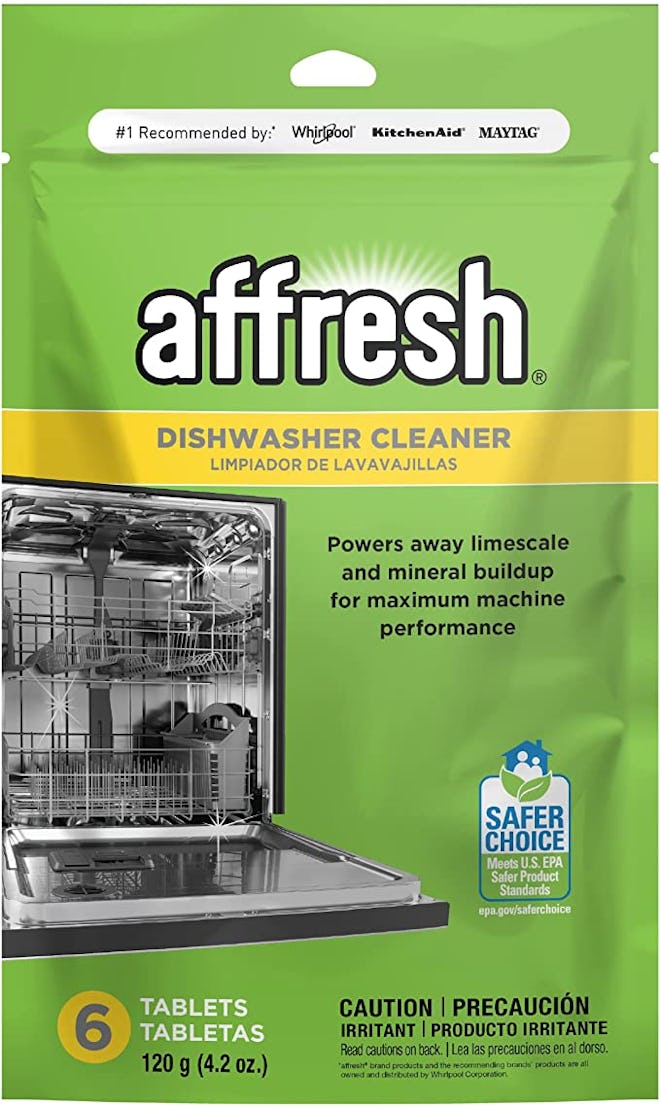 Using dishwasher cleaner regularly makes sure your machine is running efficiently.