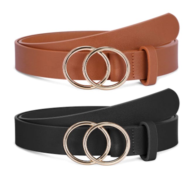 SANSTHS Leather Belt (2-Pack)