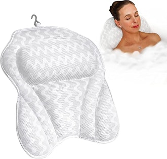 Bath Haven Bath Pillow with 3D Air Mesh