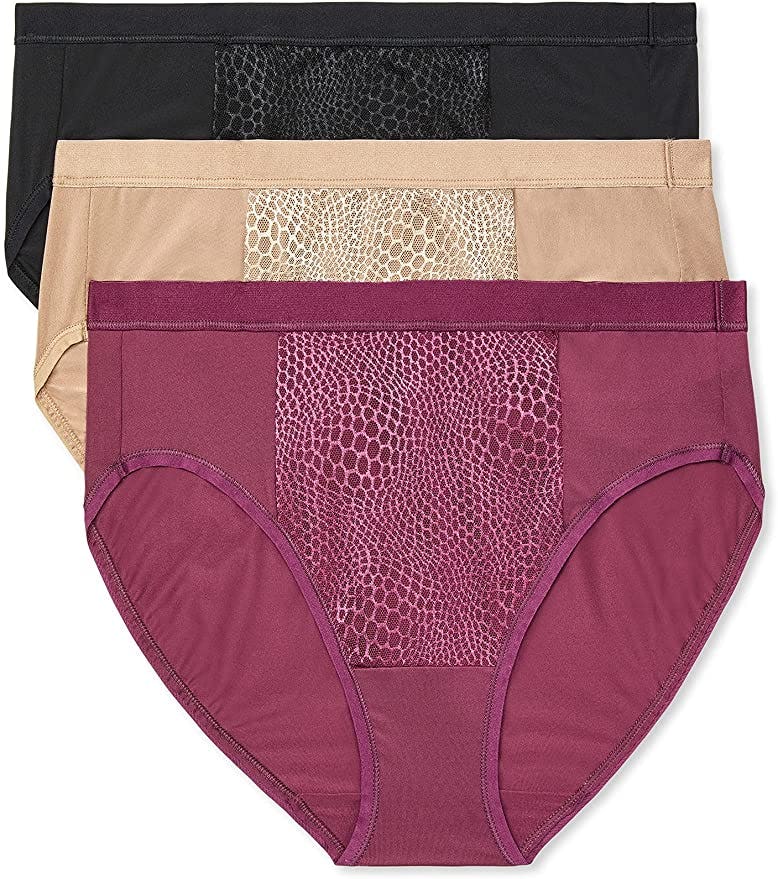 Warner&rsquo;s Blissful Benefits Tummy Smoothing Hi-Cut Panty (3-Pack)