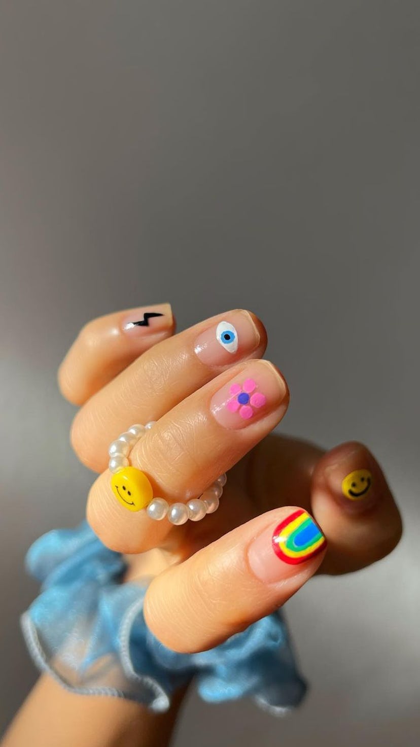 Short Nail Art That Works for Tiny Nails