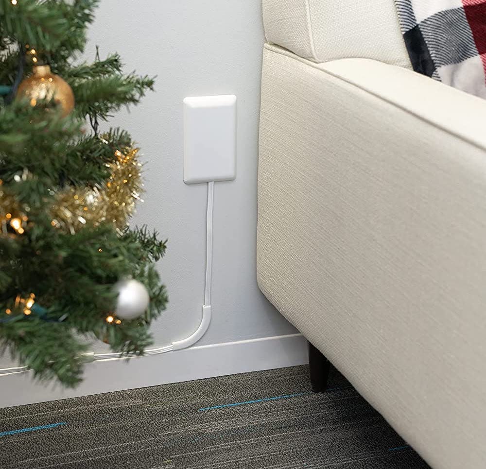 Sleek Socket Ultra-Thin Outlet Cover with Power Strip