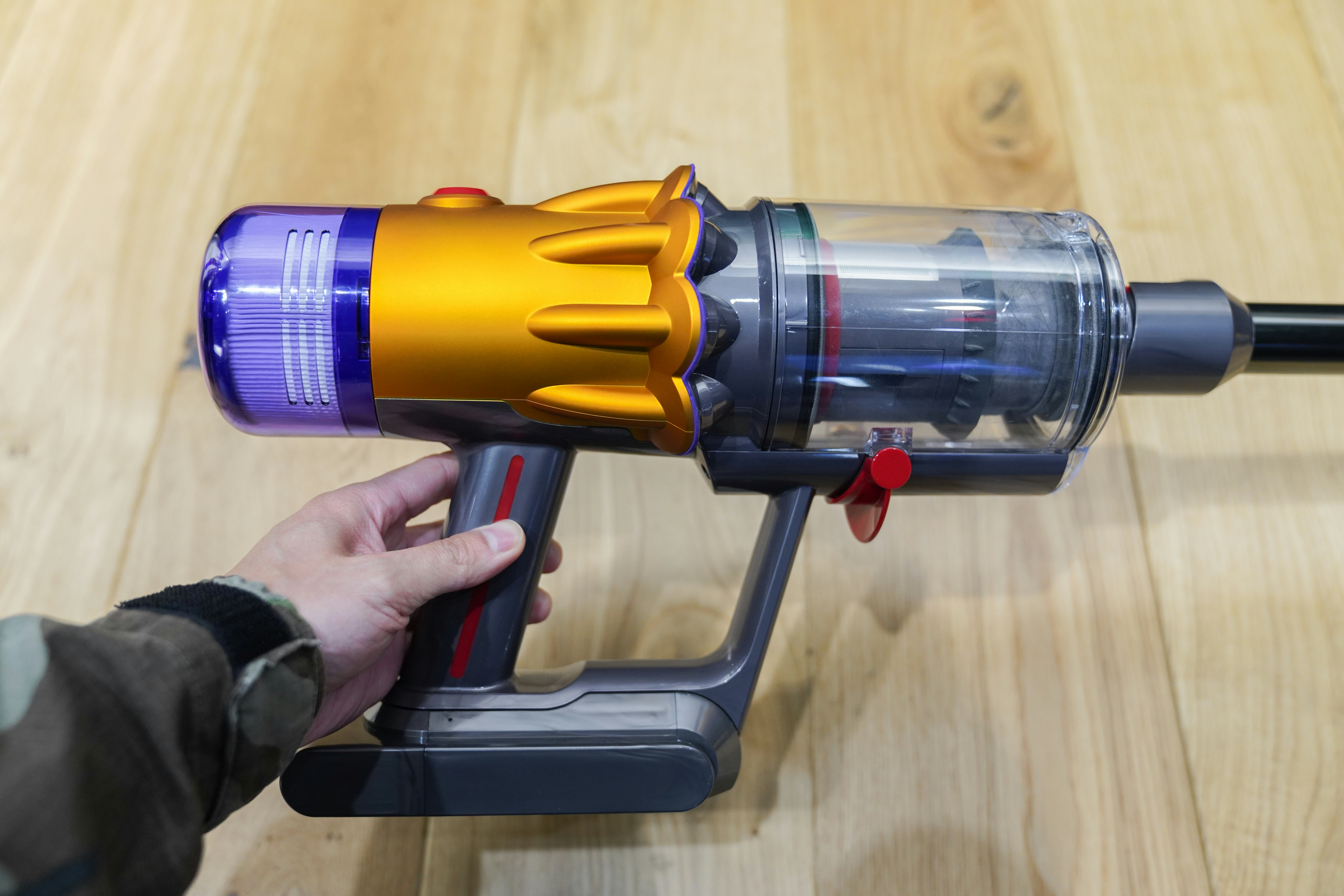 The V12 Detect Slim is Dyson's smallest cordless vacuum with a laser