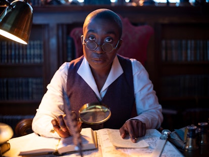Vivienne Acheampong plays Lucienne in Netflix's The Sandman. Photo courtesy of Laurence Cendrowicz/N...
