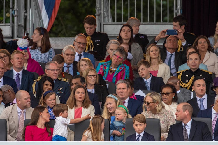 Lena stares down Prince Louis. 