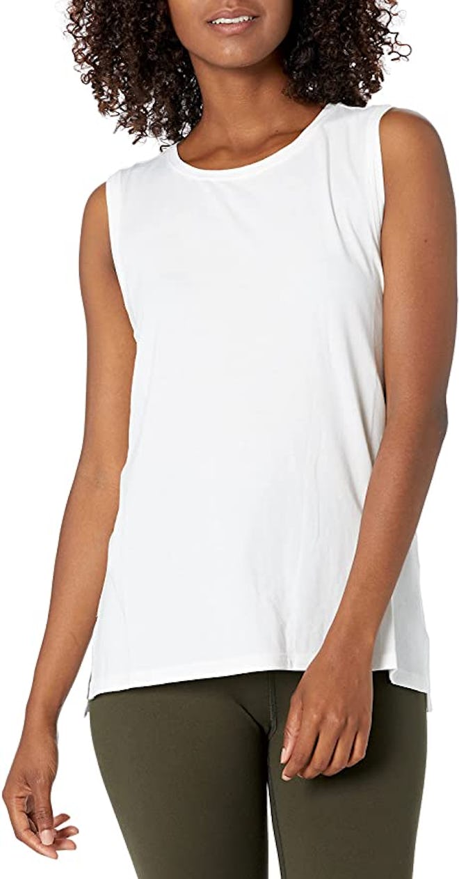 Core 10 Pima Cotton Sleeveless Yoga Tank