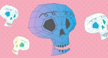 image of polygonal skulls for Day of the Devs