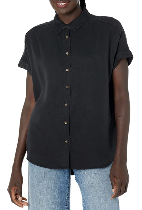 Daily Ritual Oversized Tencel Short Sleeve Shirt