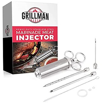 Grillman Heavy-Duty Stainless Steel Marinade Meat Injector