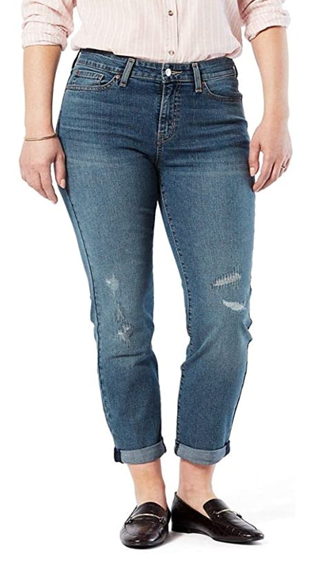 Signature by Levi Strauss &amp; Co. Gold Label Mid Rise Slim Boyfriend Jeans