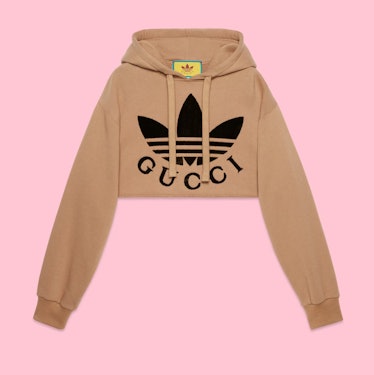 adidas x Gucci cropped sweatshirt