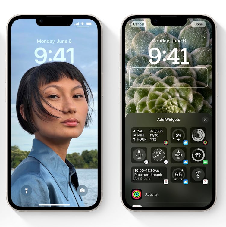 Lock screen customizations in iOS 16