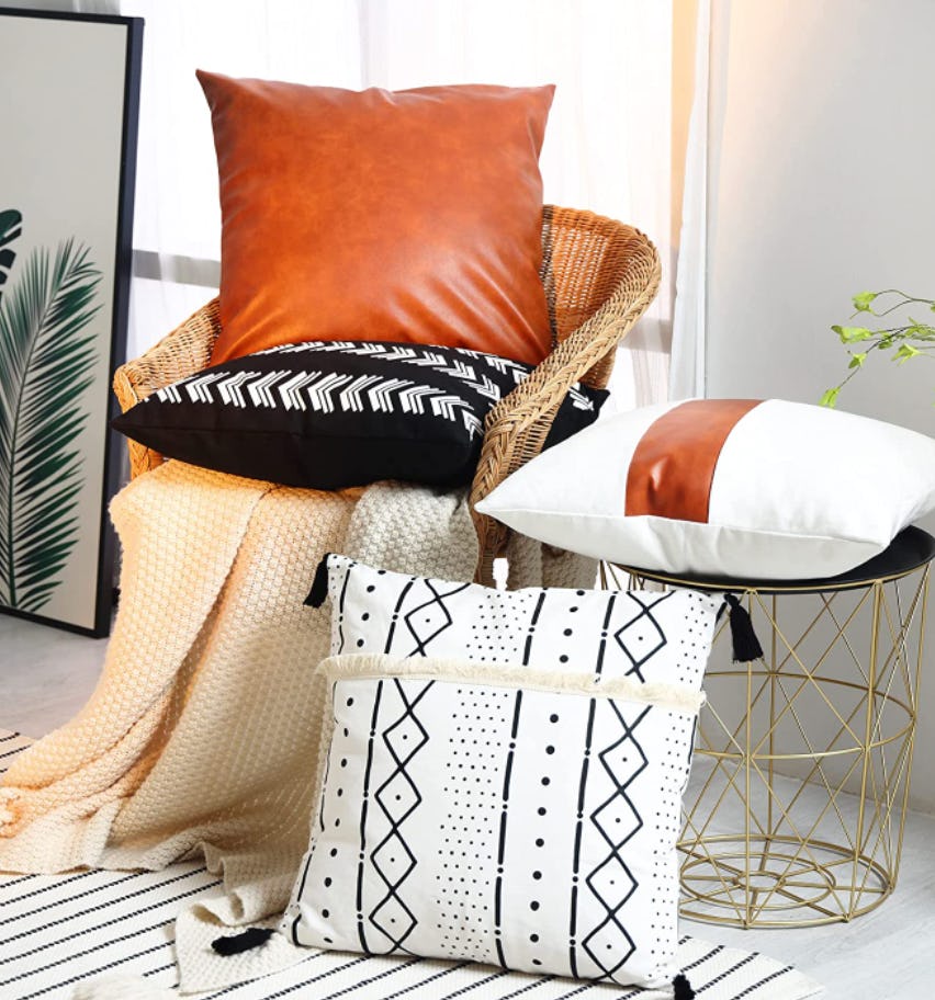 GALMAXS7 Boho Throw Pillow Covers ( Set of 4)