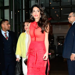 Amal Clooney in NYC on April 28