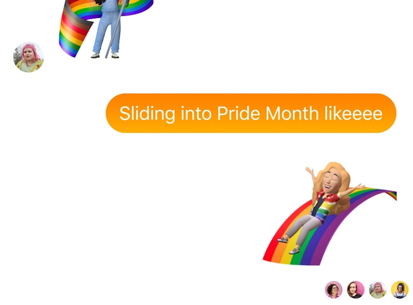 How to get Instagram and Facebook Messenger Pride 2022 chat effects.
