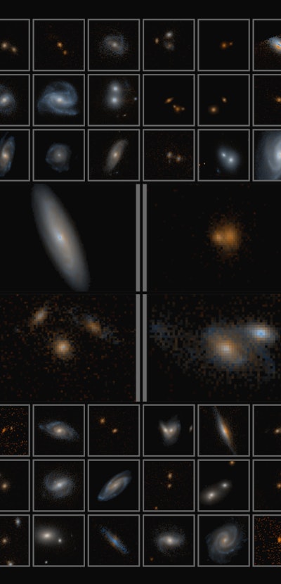 Galaxies from the last 10 billion years witnessed in the 3D-DASH program, created using 3D-DASH/F160...