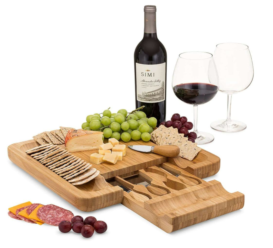 Dynamic Gear Bamboo Cheese Board Set