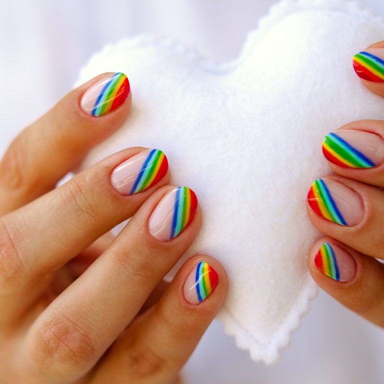 12 Gorgeous Rainbow Nail Designs For Pride Month