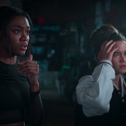 Imani Lewis and Sarah Catherine Hook play starcrossed lovers in 'First Kill.'