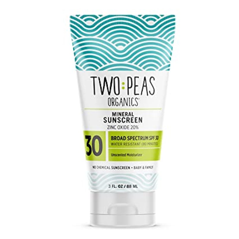 Two Peas Organics All Natural Organic Sunscreen Lotion, 3 Oz.