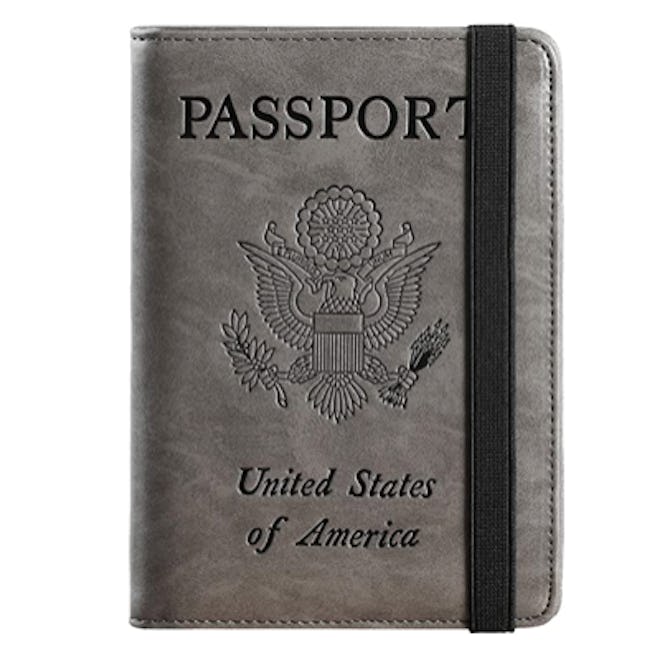 best passport holder elastic band closure